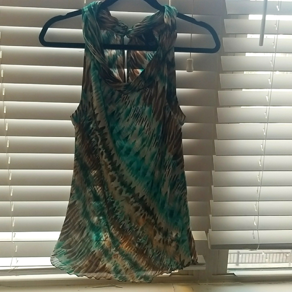 Halter tunic top